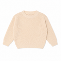 MamaRaya Personalized Baby Knit Sweater - 0-3m / Cream