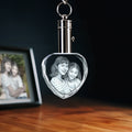 2D Memory Crystal™ - Keychain - Heart - Small