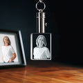 2D Memory Crystal™ - Keychain - Rectangle - Small