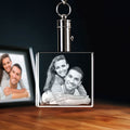 2D Memory Crystal™ - Keychain - Square - Large