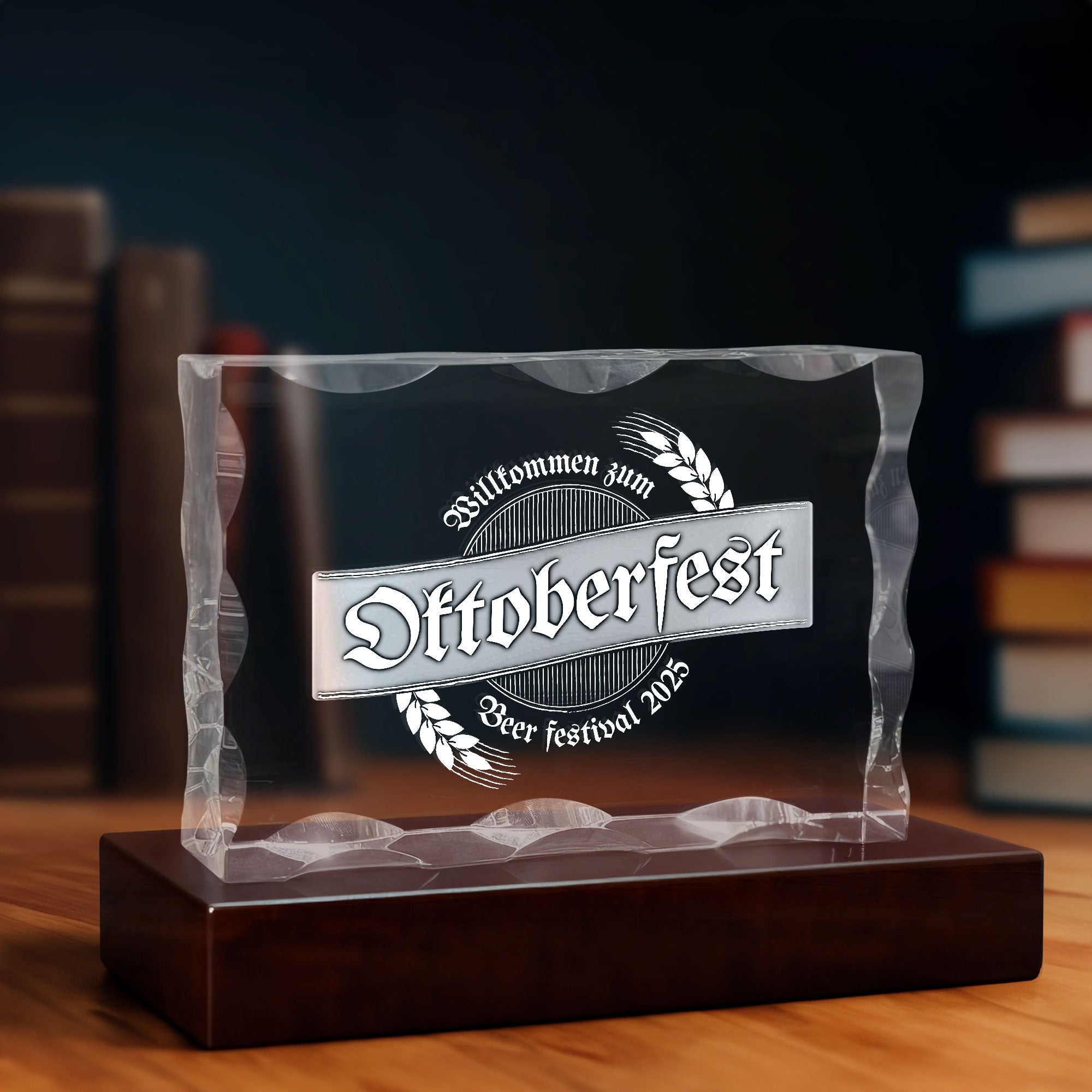 2D Memory Crystal - Plaque - Awards & Trophies - 4K HD / Small