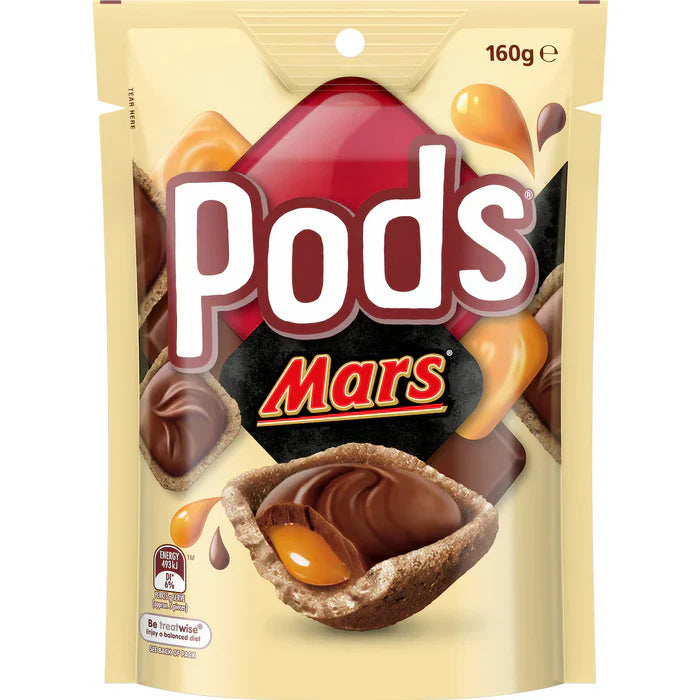 Australian Pods Mars Chocolate Snack & Share Bag - Quantity of 10 (Save 10%)