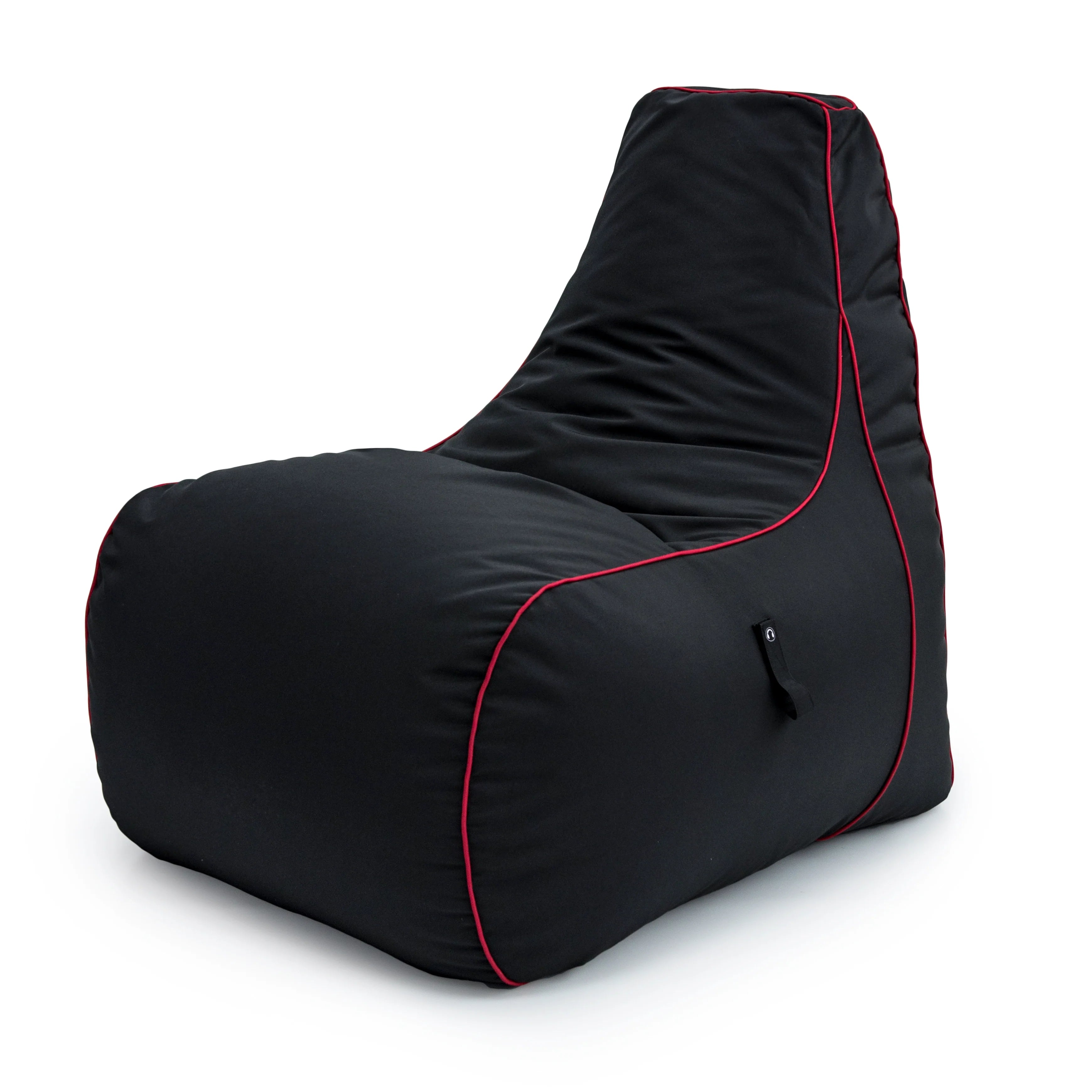 Gaming High Back Bean Bag Chair Indoor Kids Beanbag with Side Pockets - Fire Rune