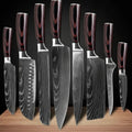 Professional Japanese Chef's Knife Sets — Premium 7Cr17 Stainless Steel Sets - 8 PCS value set
