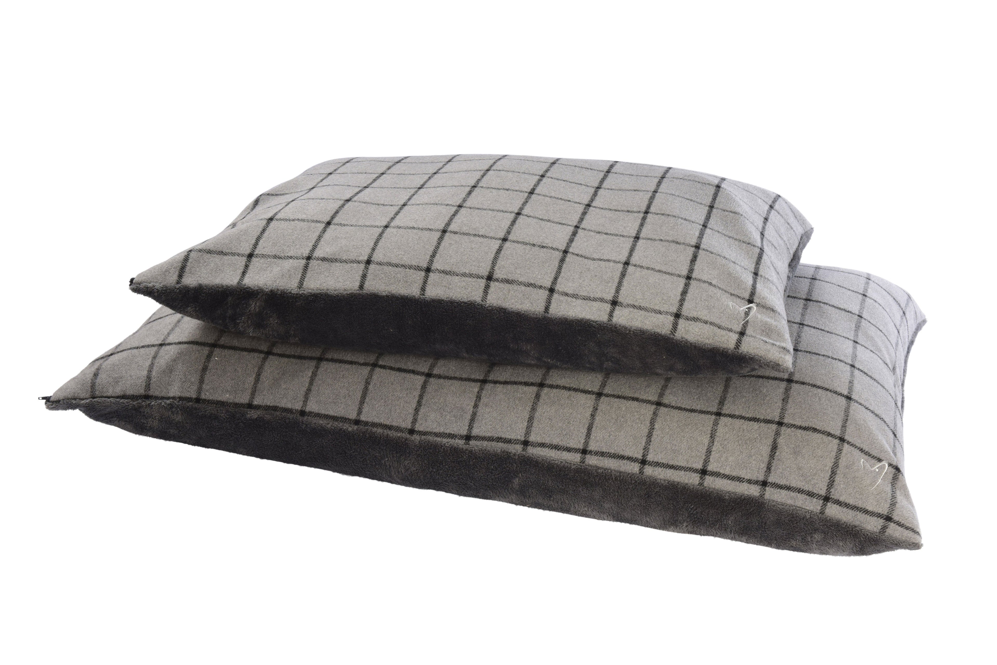 Camden Comfy Cushion Medium Grey Check - Default Title