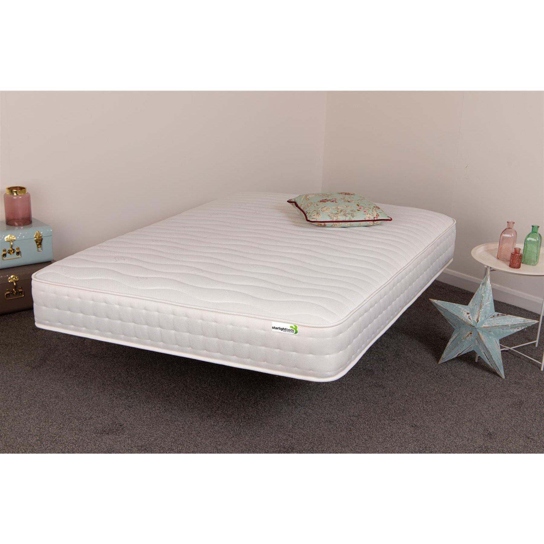 Starlight Beds™ | Side Stitched Spring & Memory Foam Mattress - 3ft Single Mattress (90cm by 190cm)