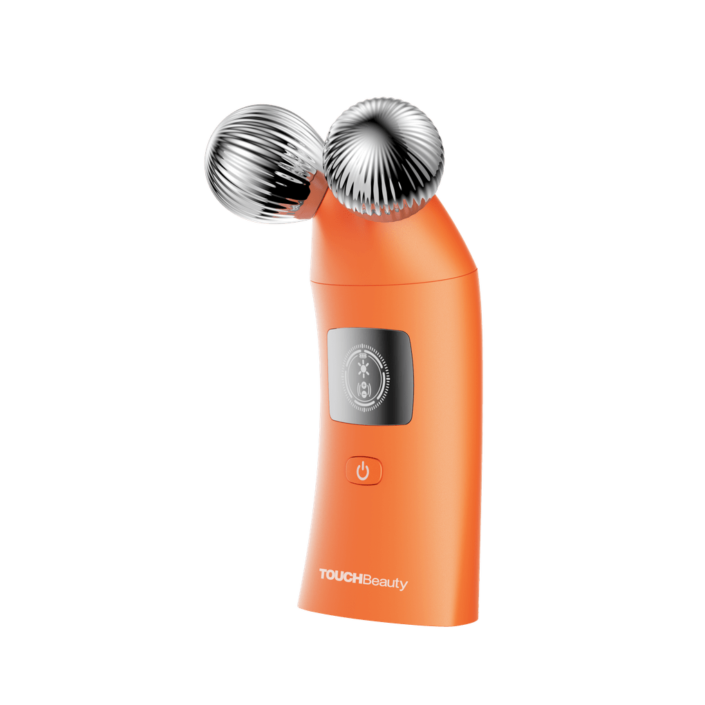 TOUCHBeauty TRIFECTA | 3-in-1 Facial Beauty Device for Lift, Tone & Radiant Skin - Orange