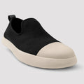 Men's AlpaKnit Slip-On Black & Off White - 8