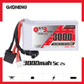 GAONENG 3000mAh 2S LiPo Battery 7.4V 5C with XT60 Plug DC 5.5*2.1mm for Fat Shark Glasses HD Goggles - CN Warehouse