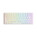 3084S Shine-Through - White / Akko CS Jelly Pink