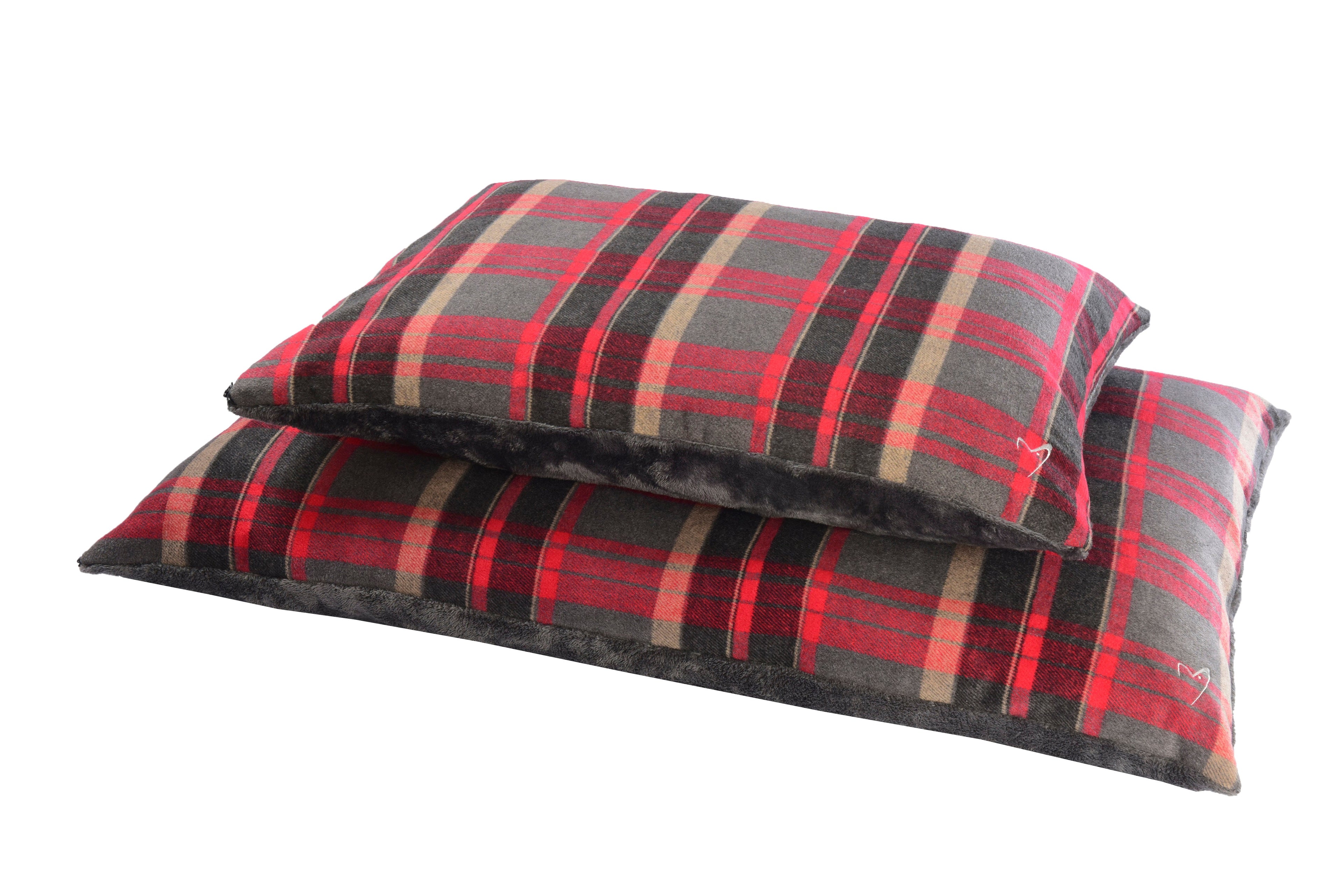 Camden Comfy Cushion Medium Red Check - Default Title