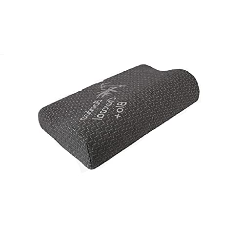 Charcoal Bamboo Contour Cervical Memory Foam Pillow – Head and Neck Support Pillow