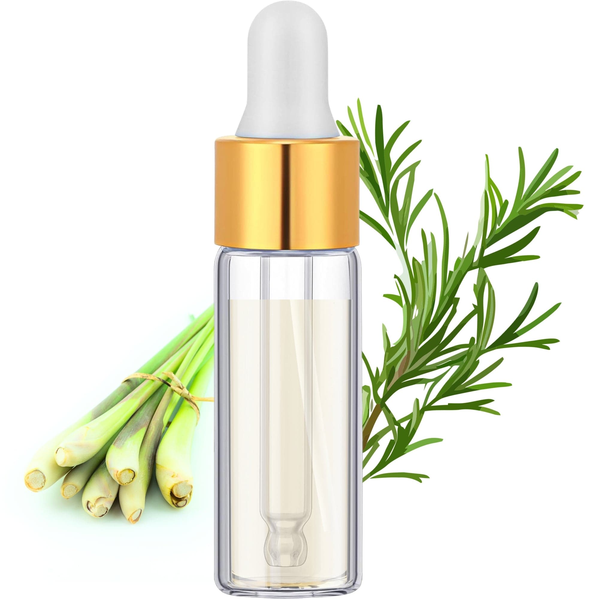 Pre-Shampoo Hair Growth Scalp Treatment | Head Spa | Lemongrass & Rosemary | Scalp Soothing | Oil-Based Formula| Essential - Sample Vial (0.16 fl oz)