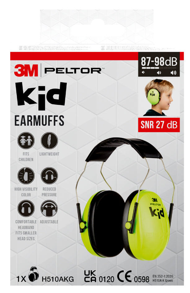 3M Peltor kid Kapsel-Gehörschutz H510, neonpink / schwarz