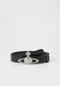 Cintura relief belt platinum/crystal