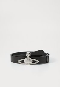 Cintura relief belt platinum/crystal
