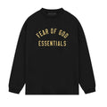 Fear Of God Essentials Jersey Long-Sleeve Tee Black - XS
