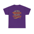 Im Not Moody, Im Just Vintage Retro Graphic Tee – Funny Unisex T-Shirt - Purple / M