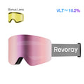 Passion M2 Ski Goggles with Replacement Lens - Pink Lens + Replacement Yellow Lens