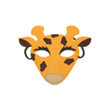 Giraffe Filzmaske