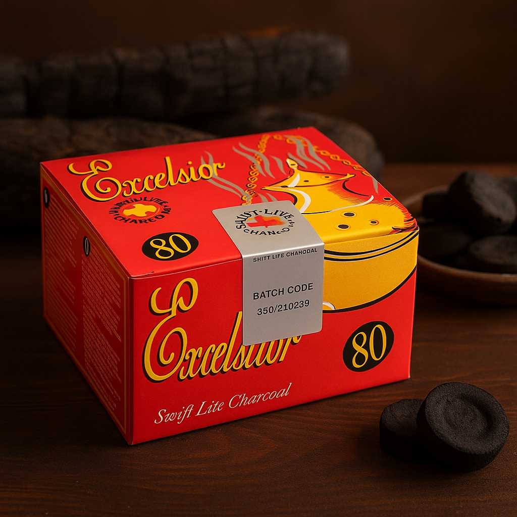 Charcoal Tablets for Incense and Hookah, 80 Count