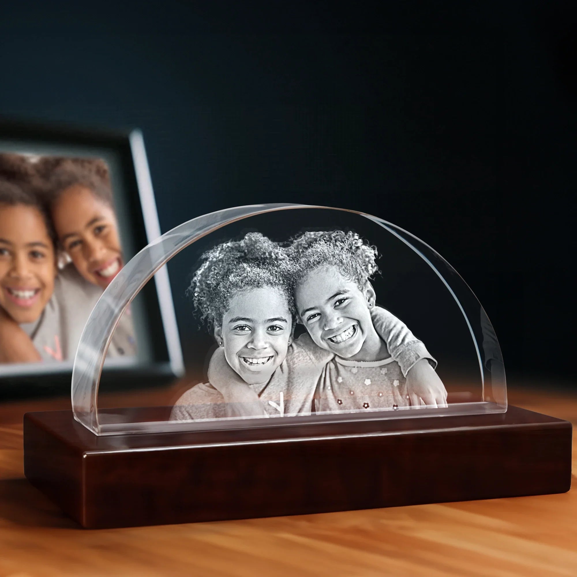 3D Memory Crystal™ - Tabletop - Arc - Standard / Medium