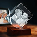 3D Memory Crystal™ - Tabletop - Cube - Standard / Small