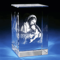 3D Memory Crystal™ - Tabletop - Rectangle - Virgin Mary - Medium