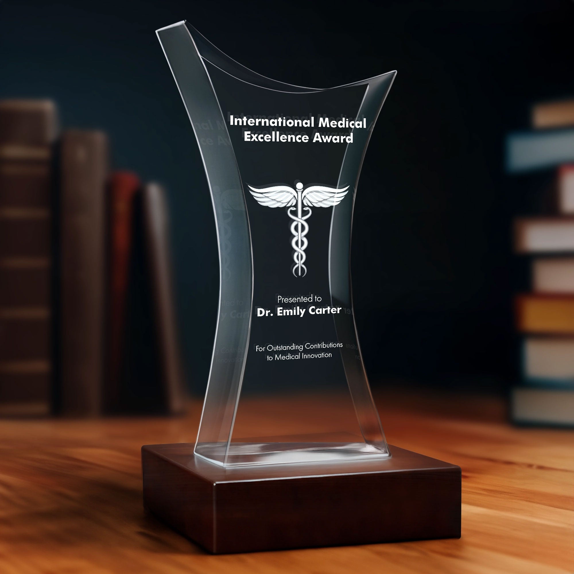 3D Memory Crystal - Trophy - Awards & Trophies - Standard / Medium