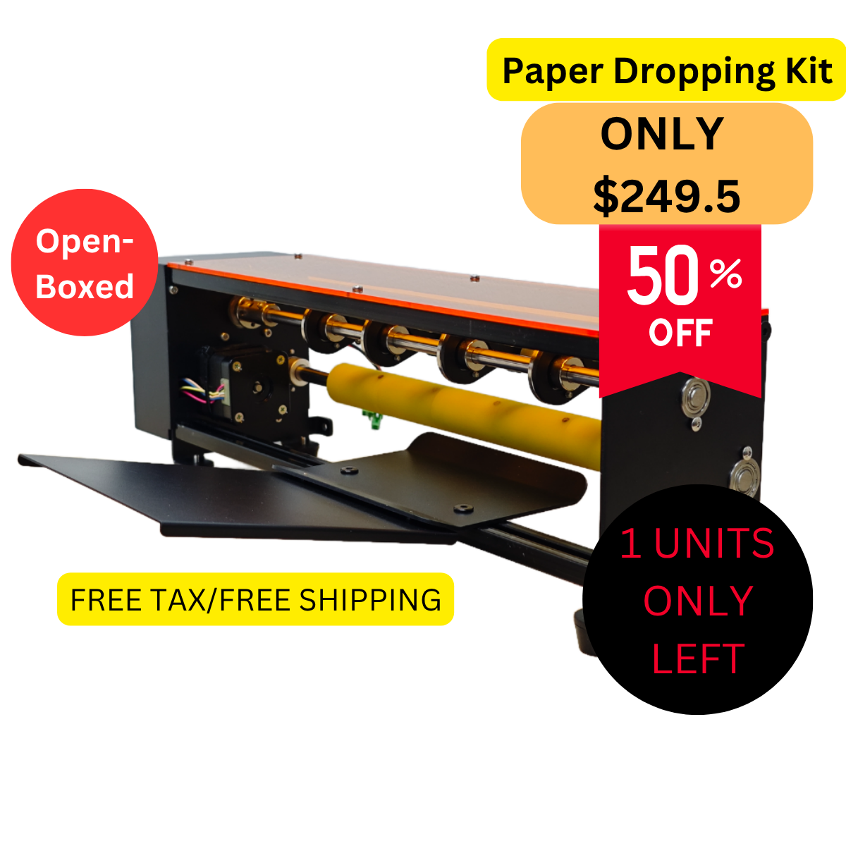 Open-boxed Automatic Paper Dropping Accessory Kit for the iAuto Automatic Writing Machines - ONLY FOR EU Countries