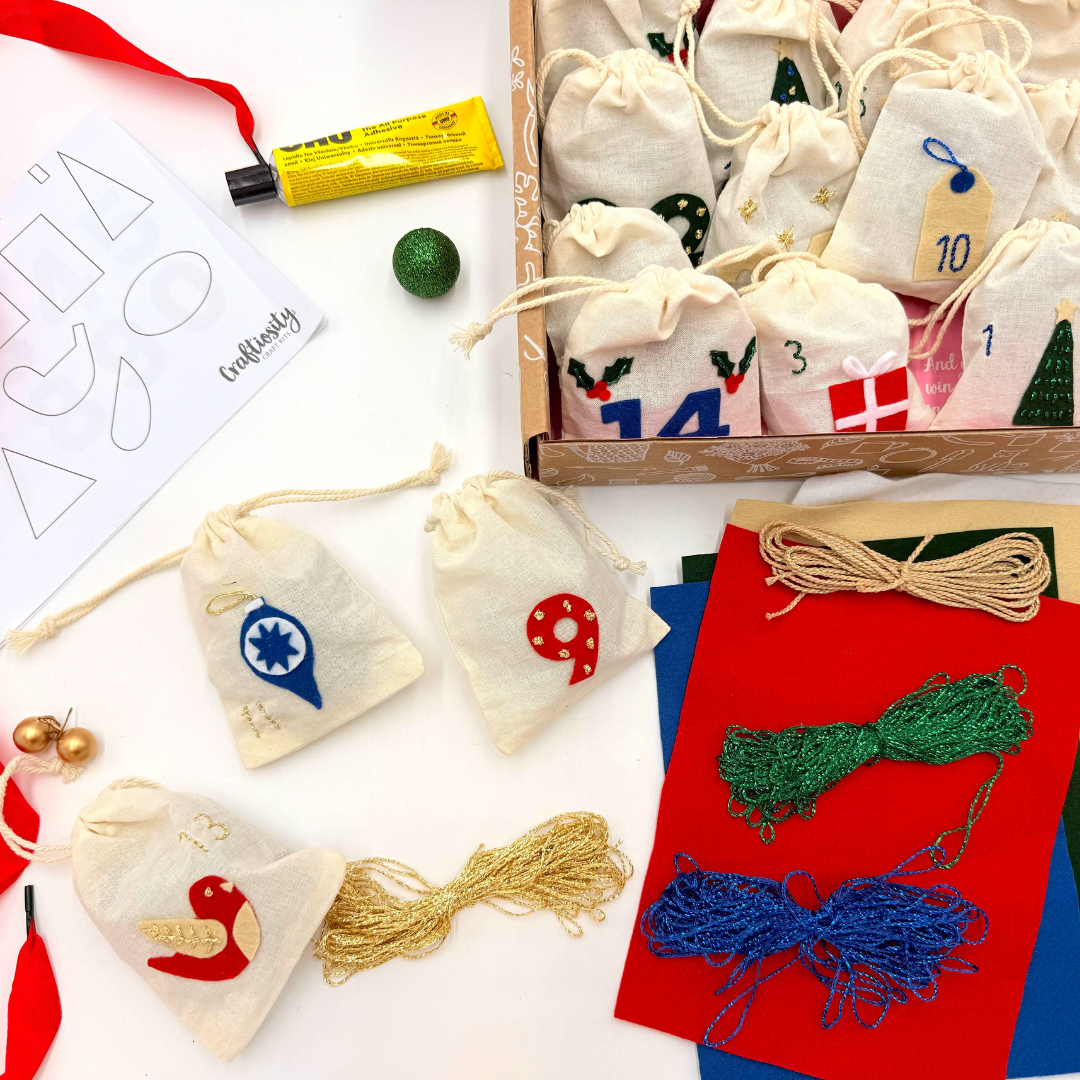 Craftiosity Advent Calendar Craft Kit (Digital Instructions)