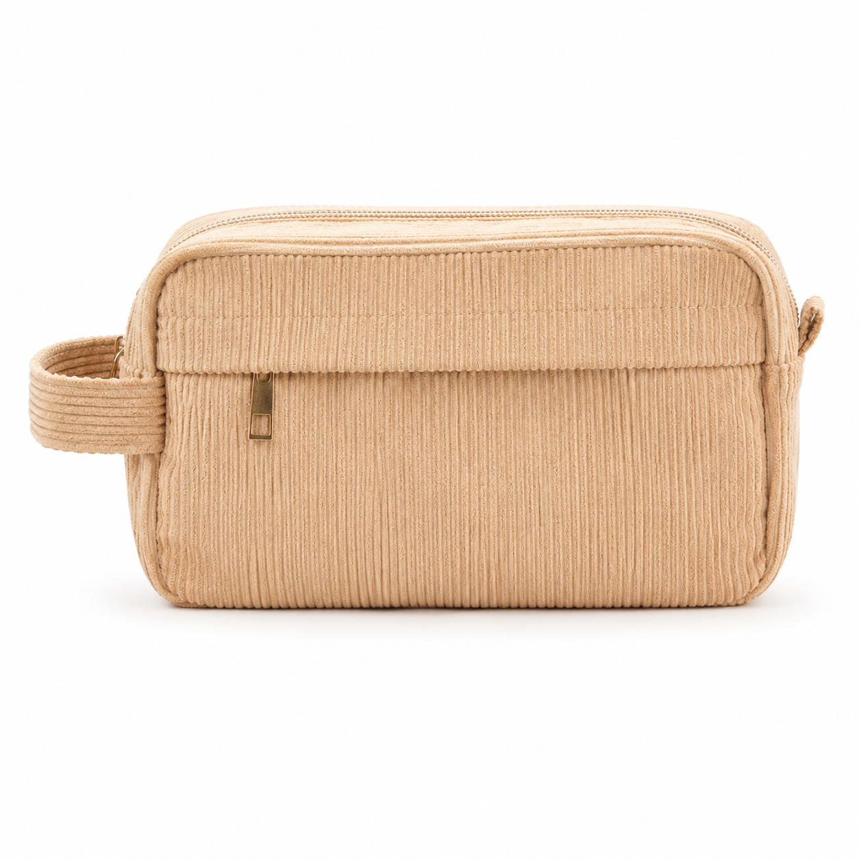 MamaRaya Personalized Corduroy Pencil Case - Beige