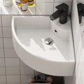 HOROW F08R-T4633W Eckiges Waschbecken 32×32 cm