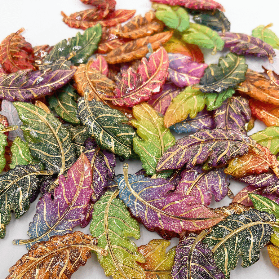 Luxury Acrylic Leaves Set of 80