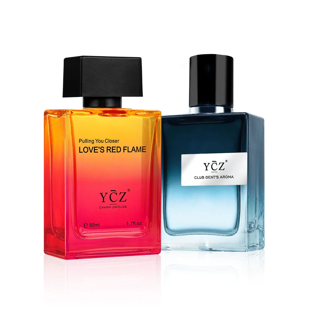 YCZ Club Gent's Aroma Men's Aromatic Cologne & Love's Red Flame - 3.38 oz / 100 ml