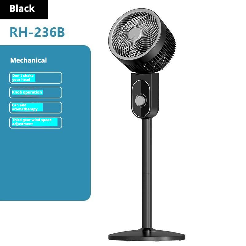 Energy-Saving Oscillating Fan With 360° Airflow & Voice Control - Floor Standing Air Circulator For Home & Office