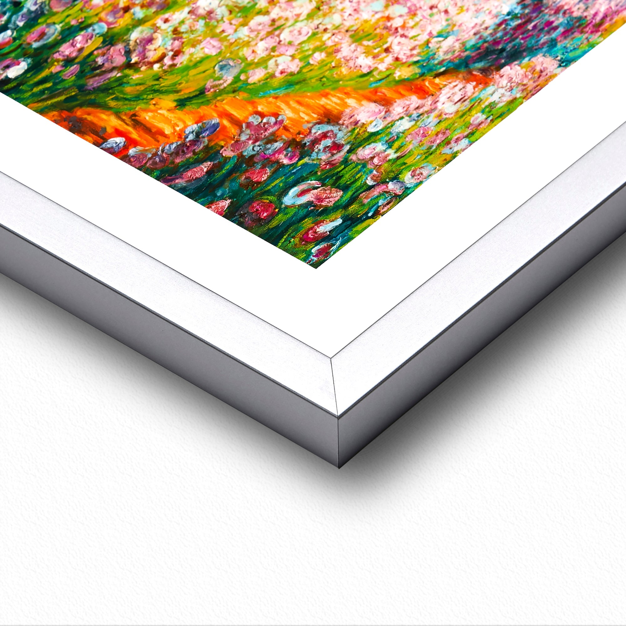 Premium Frames - Silver / 28x28 inch