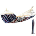ZIK Amaca da Giardino per Esterno, Larga e Leggera, in Cotone con Supporto in Legno e Borsa - Multicolor - Multicolor