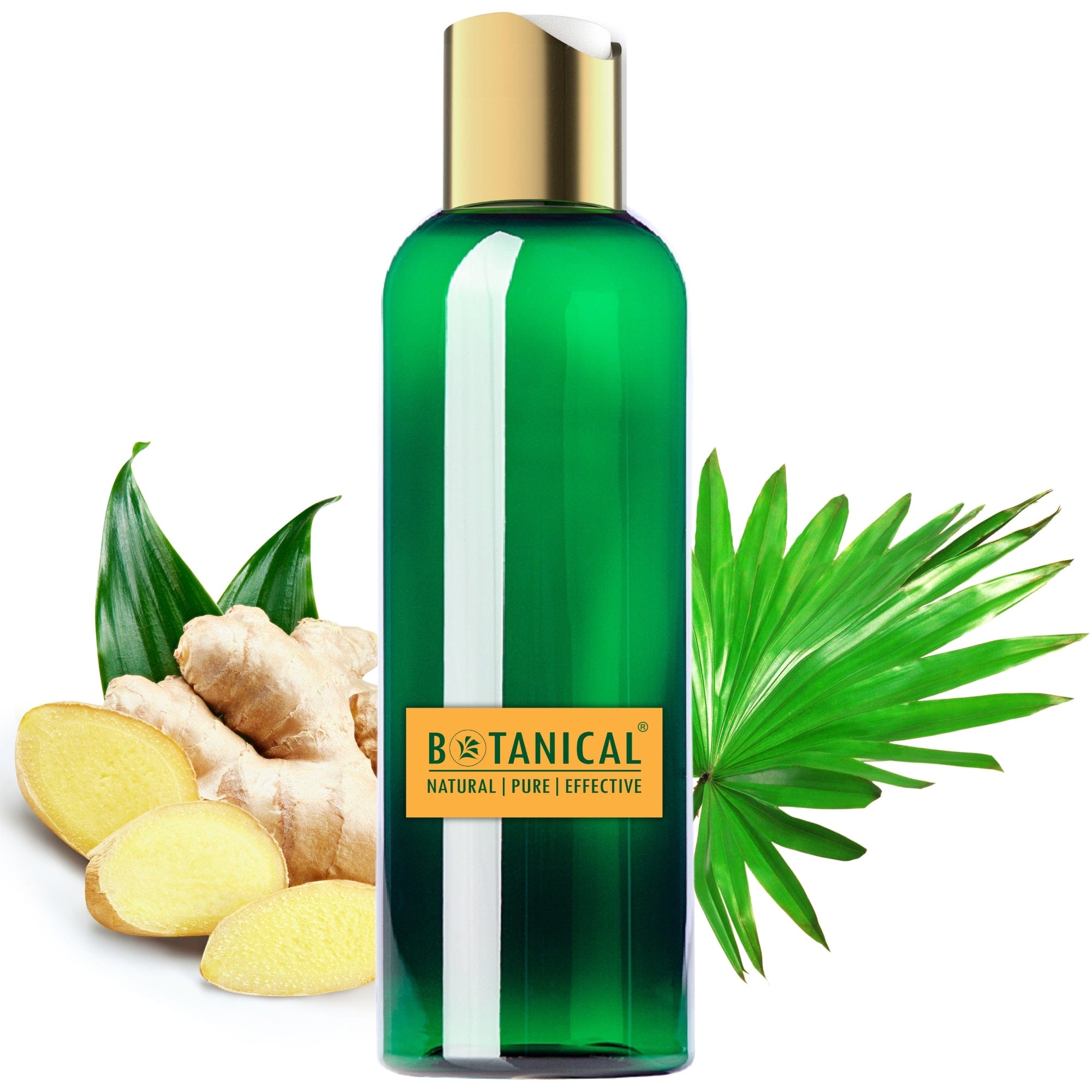 Shampoo For Thinning Hair - Ginger & Saw Palmetto - Scalp Energizing - Travel Size (3.4 fl oz)