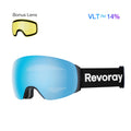 Passion M3 Ski Goggles with Replacement Lens - Sky Blue Lens + Replacement Yellow Lens