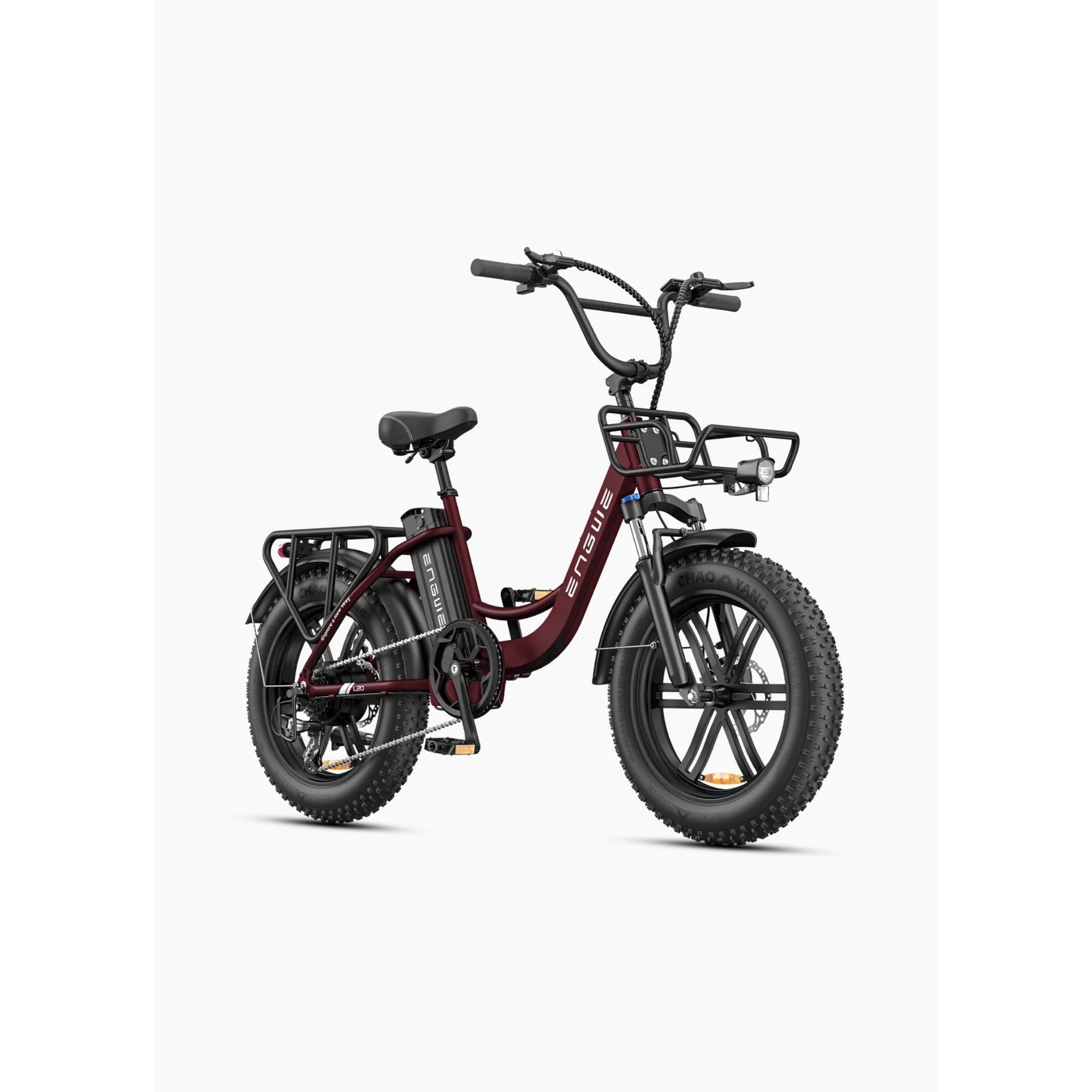 ENGWE L20 BOOST Electric Bike 126KM Torque Sensor Step-Thru E-bike - Red / Standard Battery
