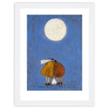 A Moon To Call Their Own - 30 x 40cm / Standard Ivory / White 22mm