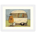 Home From Home - 30 x 40cm / Standard Ivory / White 22mm