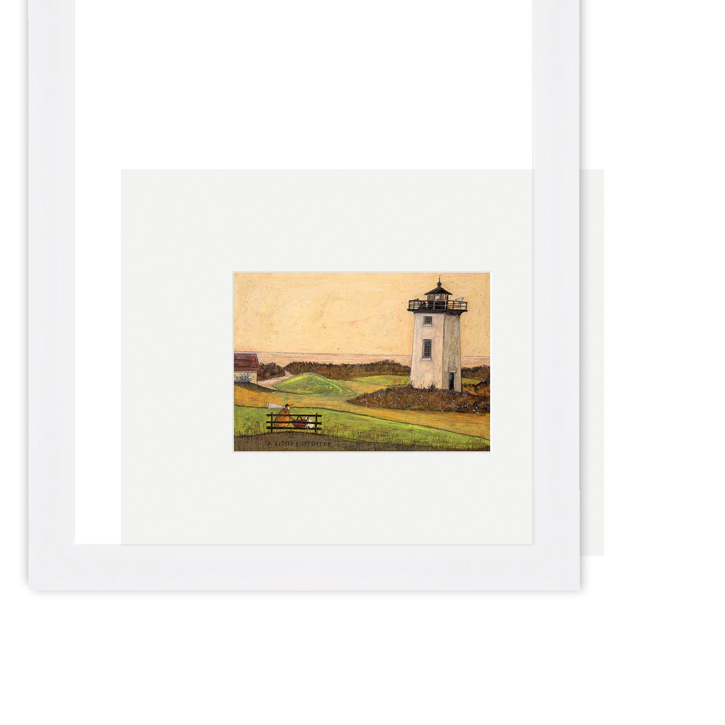 A Little Light Supper - 24 x 30cm / Standard Ivory / White 22mm