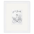 Late for Brunch (Sketch) - 24 x 30cm / Standard Ivory / White 22mm