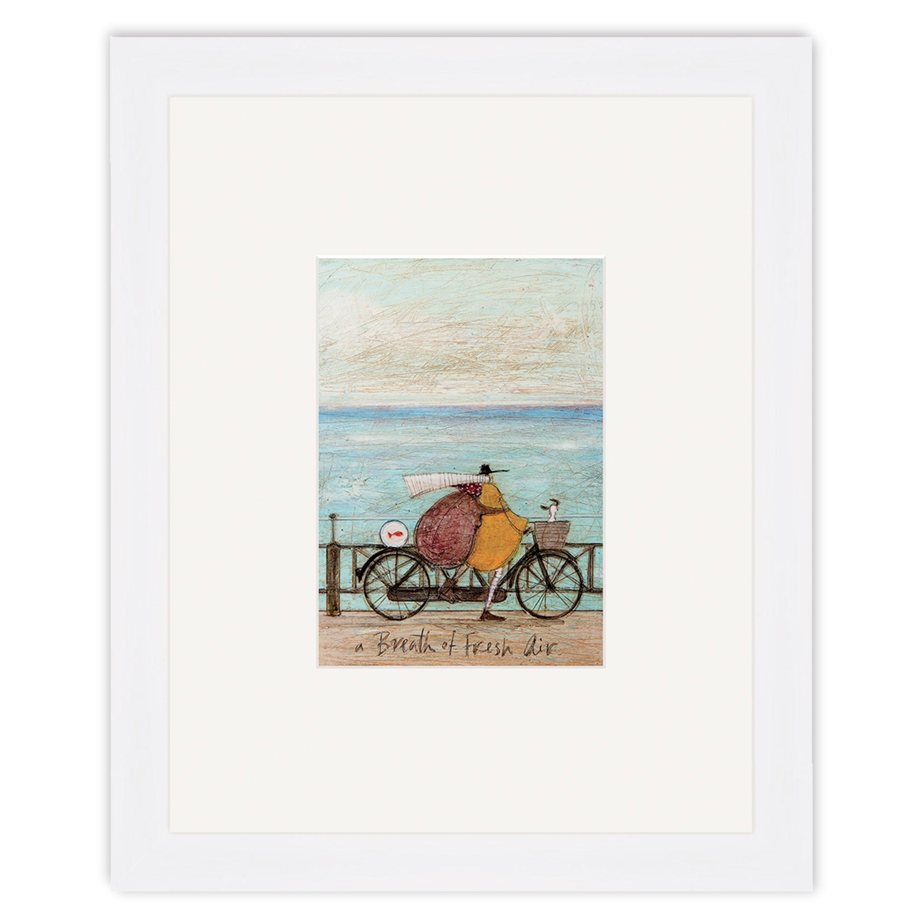 A Breath of Fresh Air - 24 x 30cm / Standard Ivory / White 22mm
