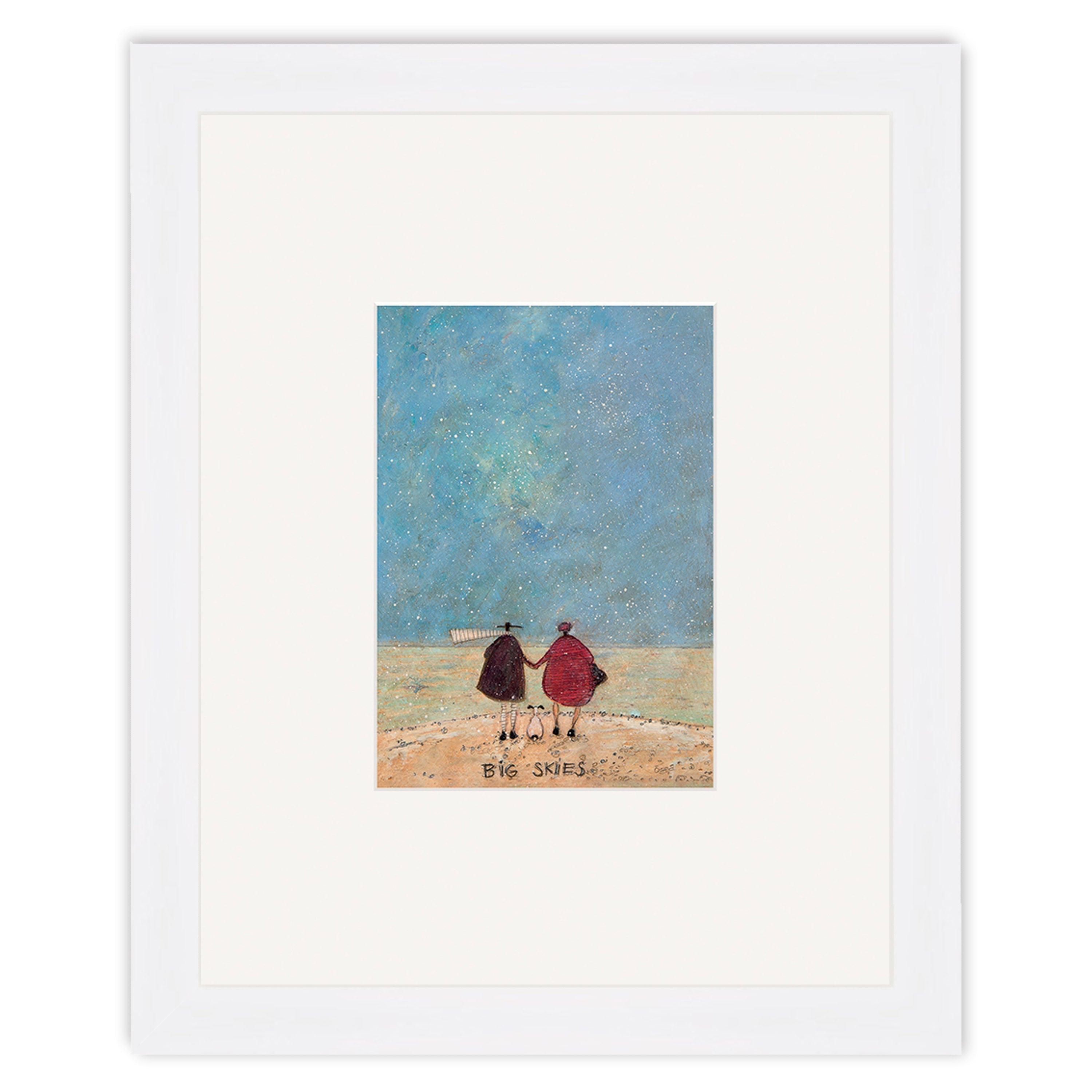 Big Skies - 24 x 30cm / None / White 22mm