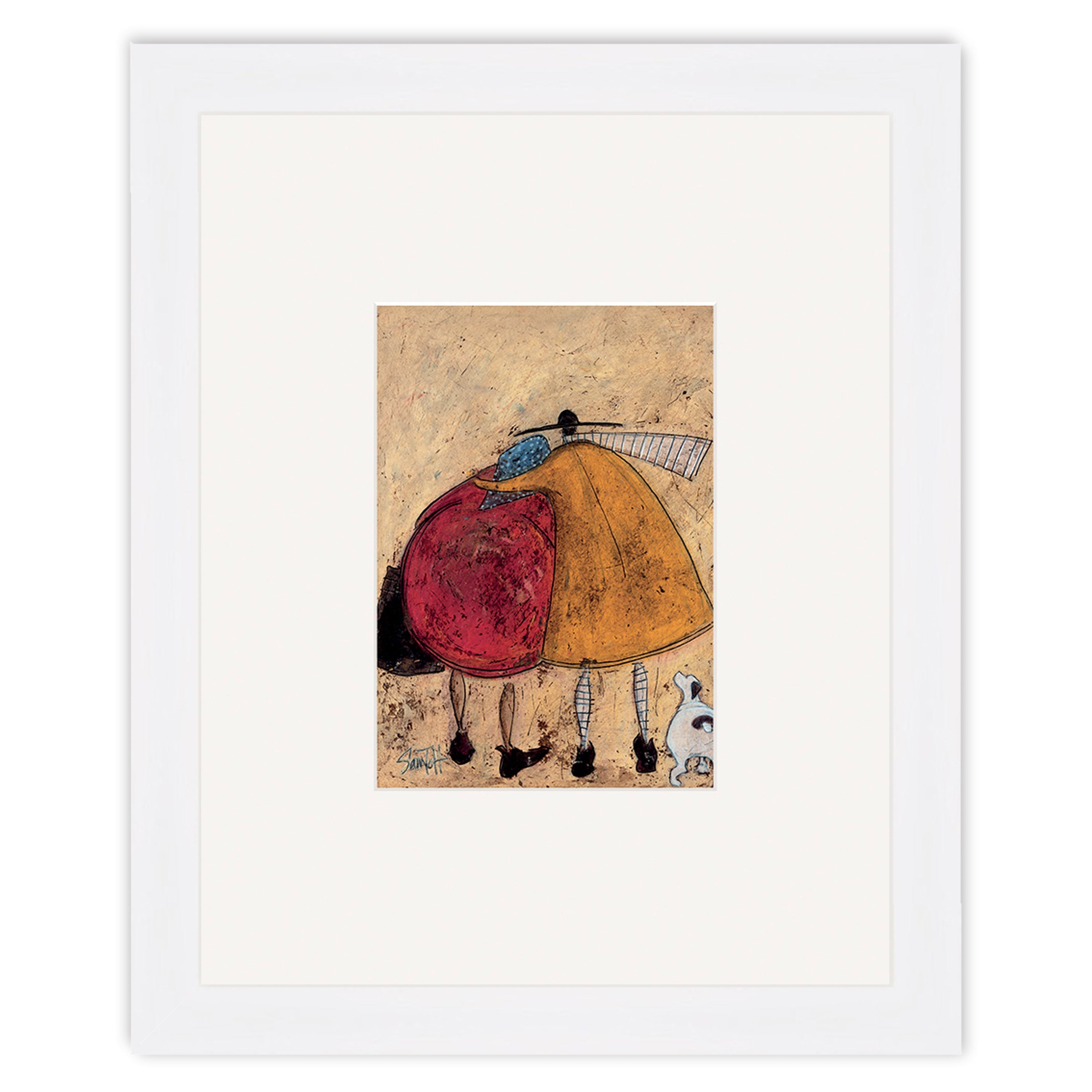 Hugs On The Way Home - 24 x 30cm / None / White 22mm