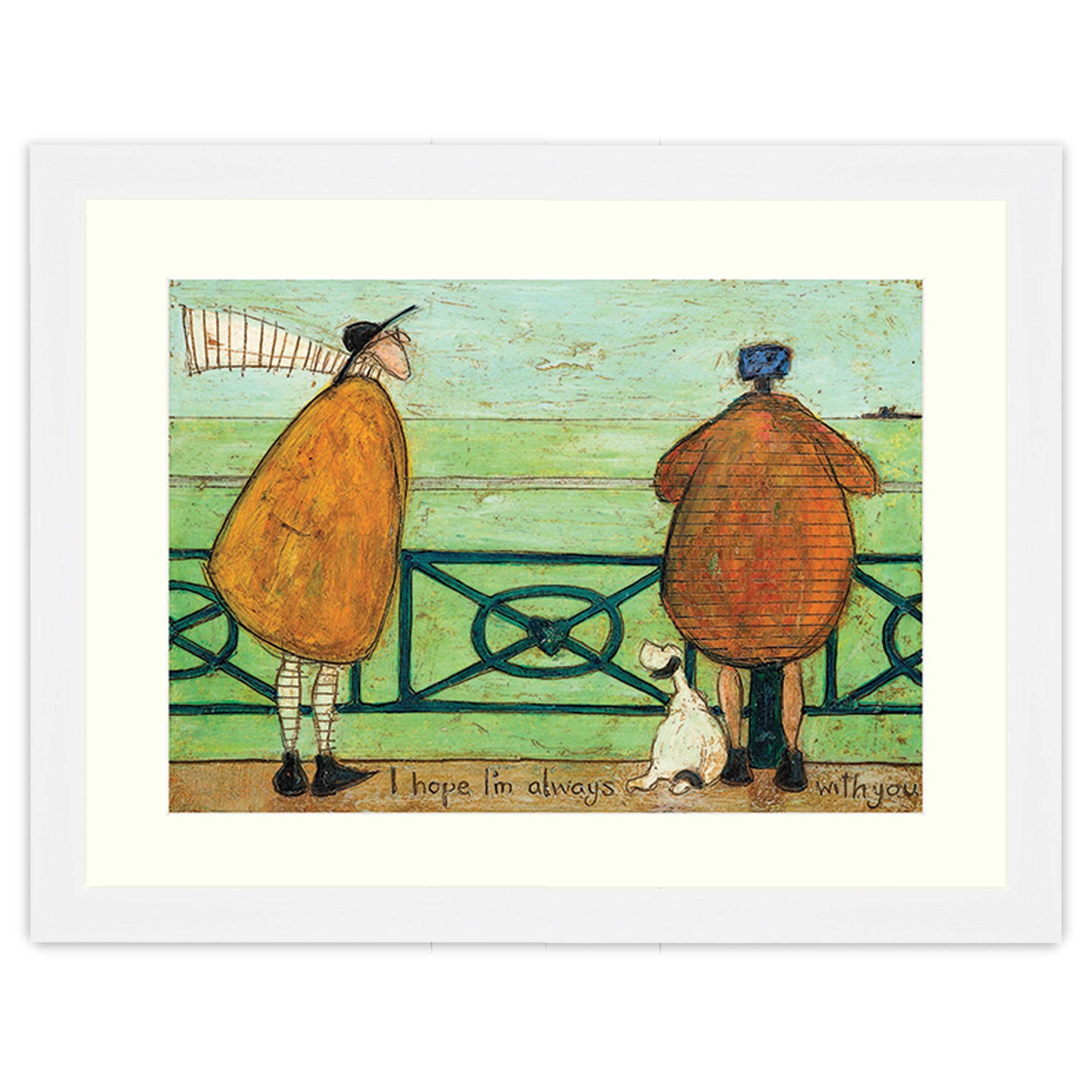 I Hope I'm Always with You - 30 x 40cm / Standard Ivory / White 22mm