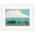 Sharing out the Chips - 30 x 40cm / Standard Ivory / White 22mm